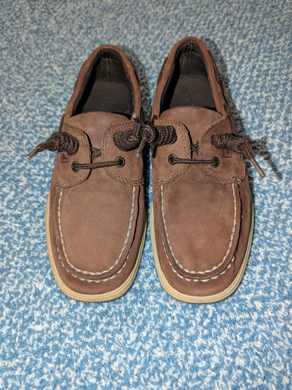 Sperry Kids Brown Suede Boat Shoes - Lace-Up Deck Style